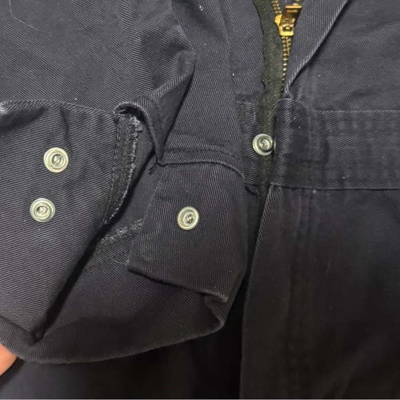 Flame Resistant FR Coveralls Mens Large Regular WESTEX UltraSoft Value Line Blue - Picture 13 of 13